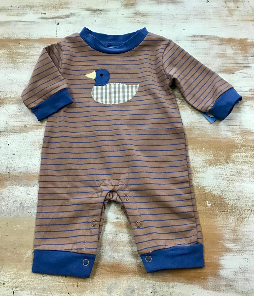 Striped Duck Romper