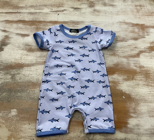 Mini Shark Romper