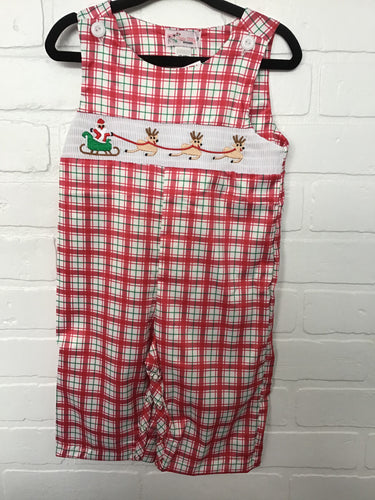 Plaid Santa Sleigh JonJon