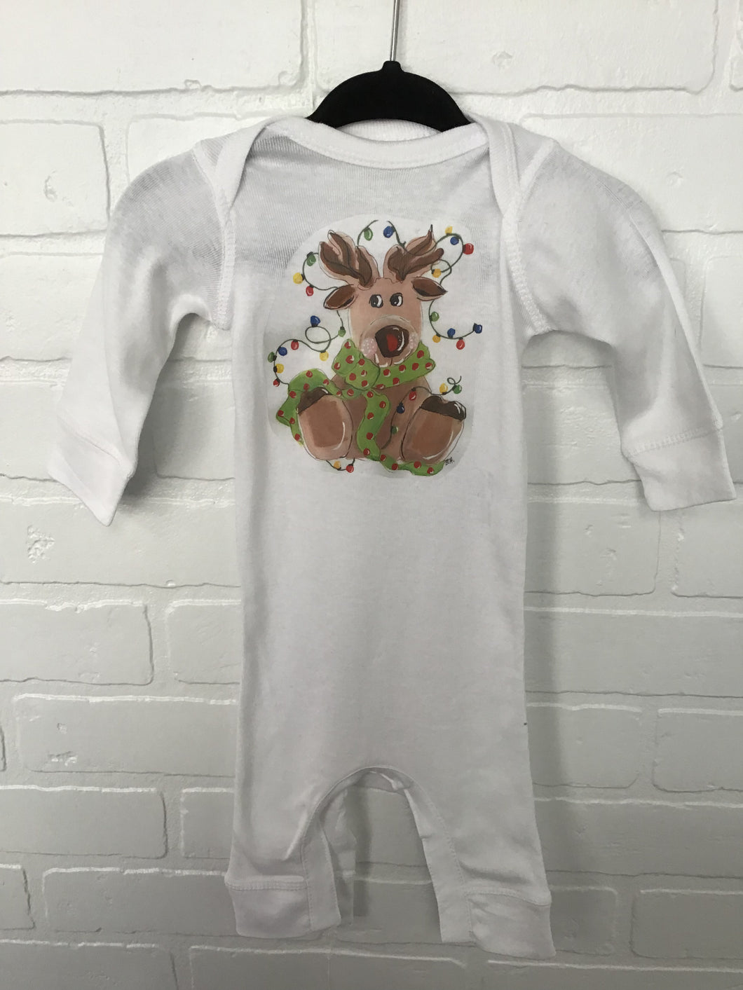 Reindeer Lights Romper