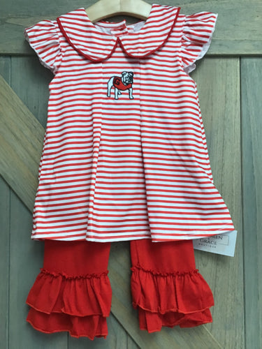 Bulldog Ruffle Set