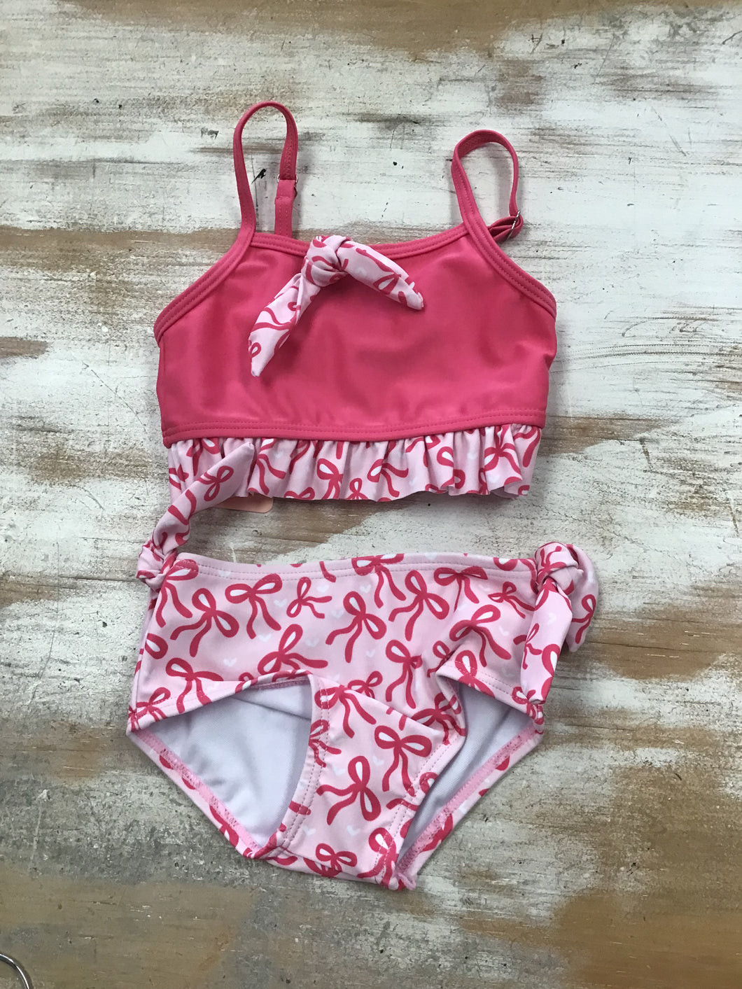 Pink Bow Swimsuit