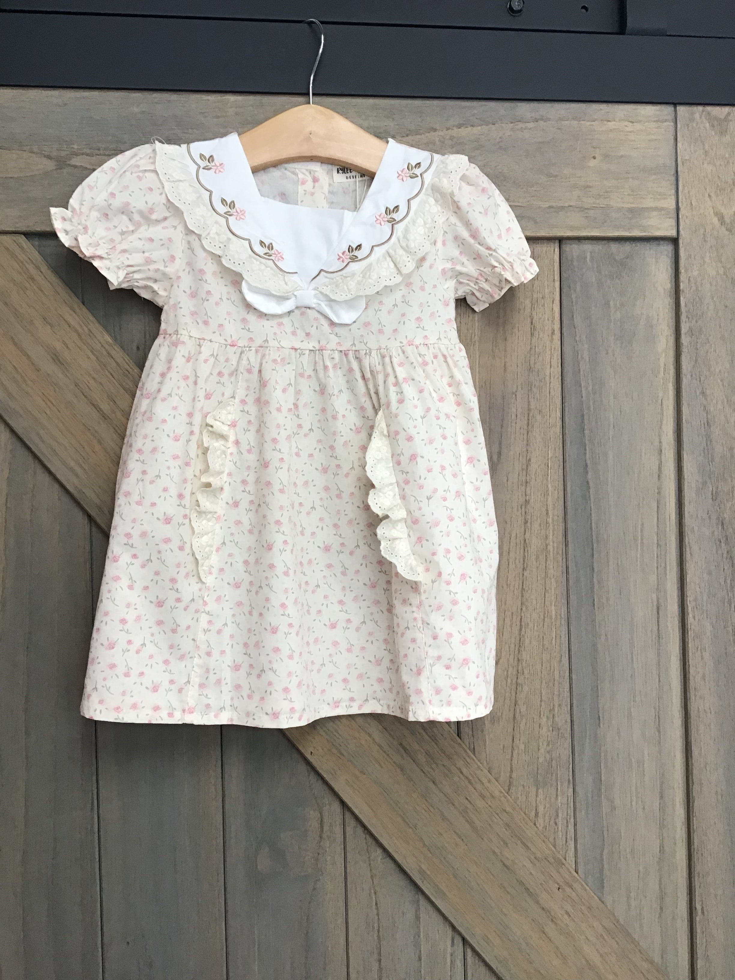 Ivory Floral Dress