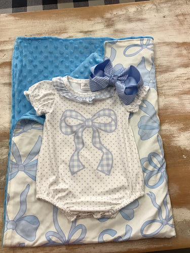Blue Bow Bubble