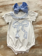 Blue Bow Bubble