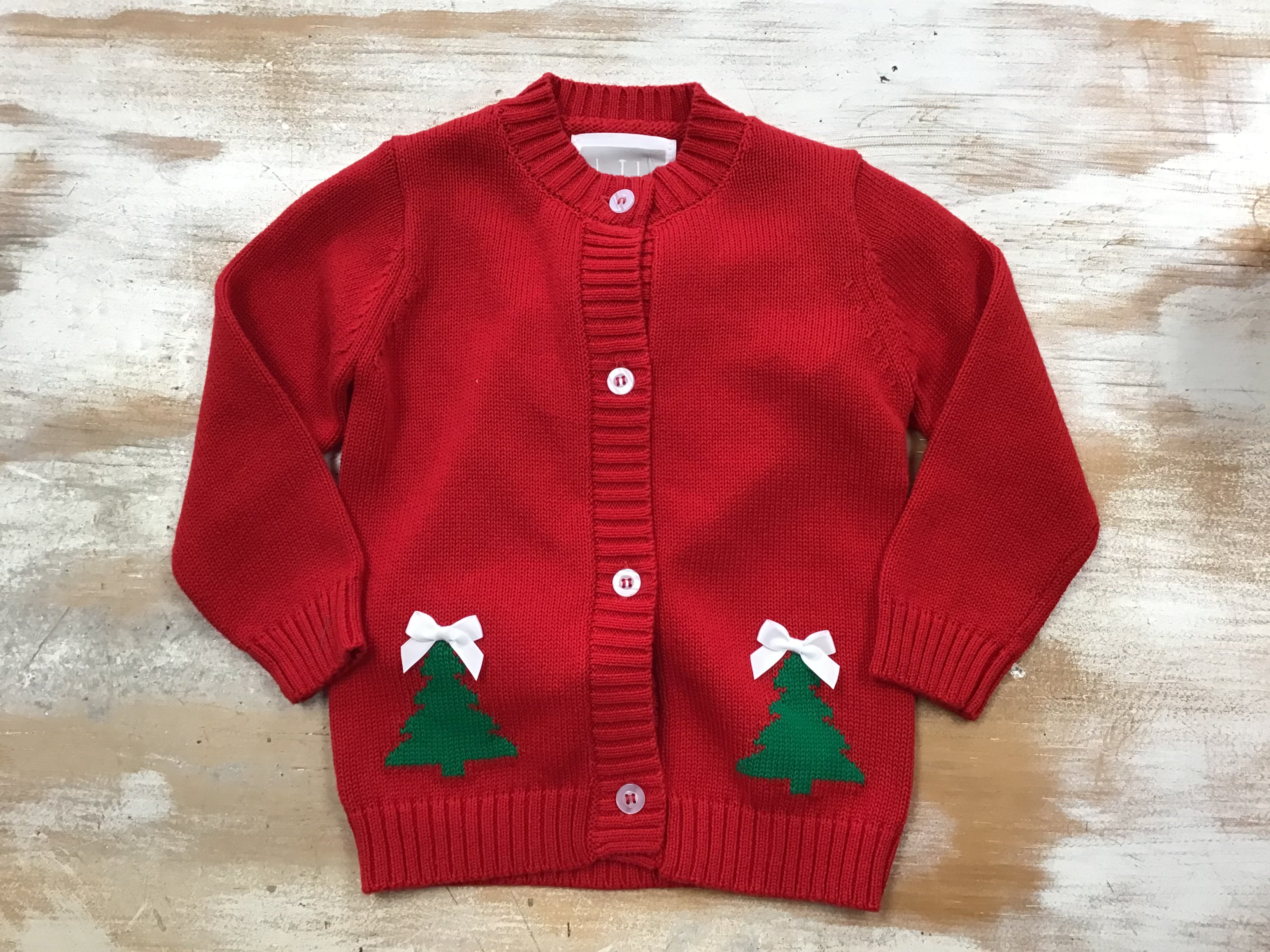 Red Tree Sweater