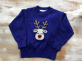 Blue Reindeer Sweater