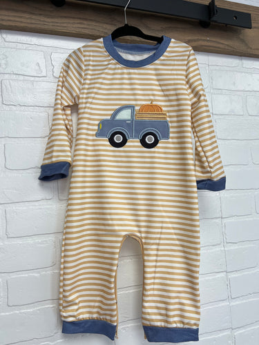 Pumpkin Truck Romper