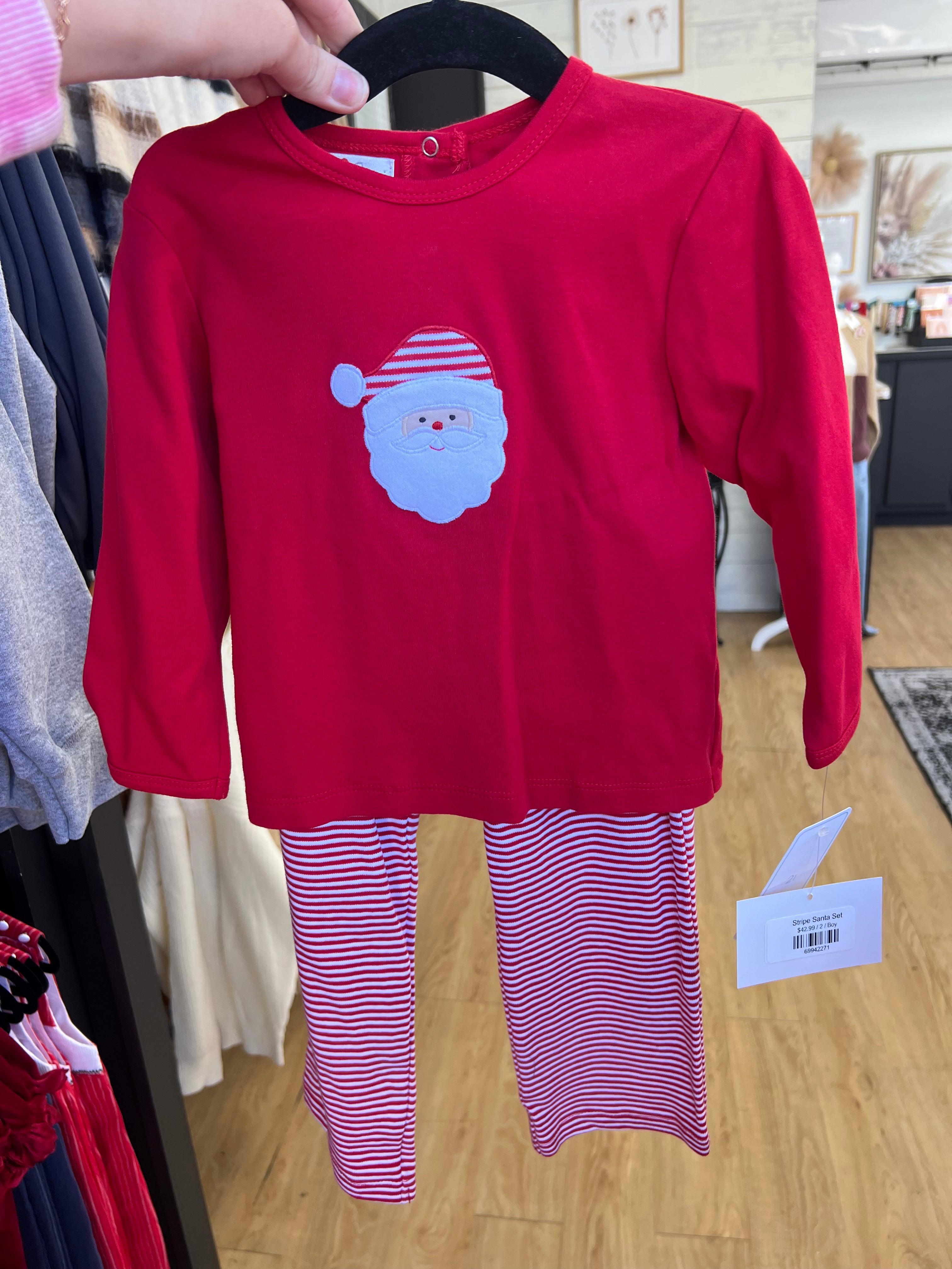 Stripe Santa Set