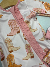 Pink Ruffle Boot PJs