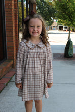 Brown Plaid Dress
