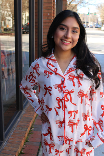 Christmas Bow Pjs