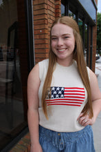 Flag Sweater Vest