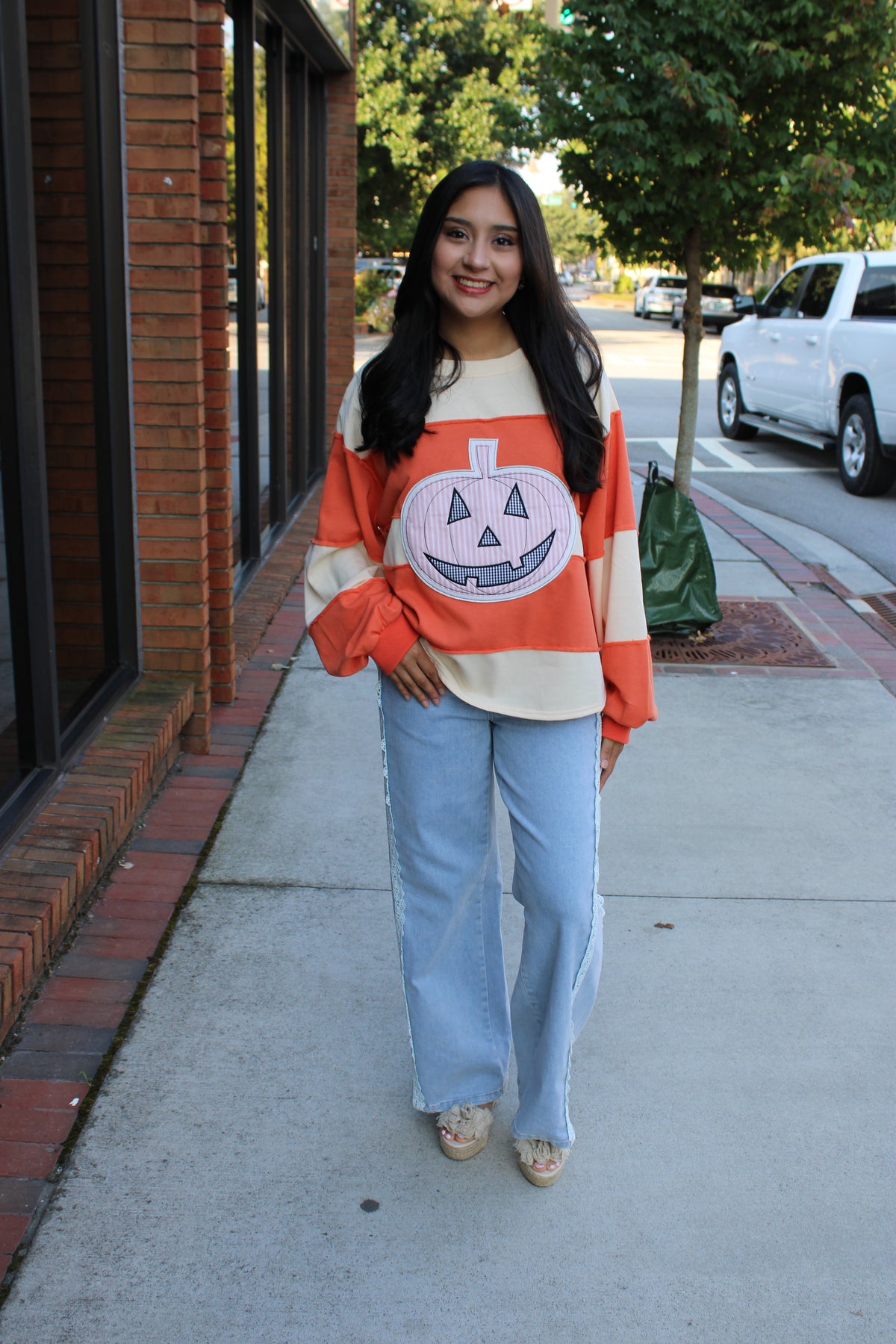 Colorblock Pumpkin SS