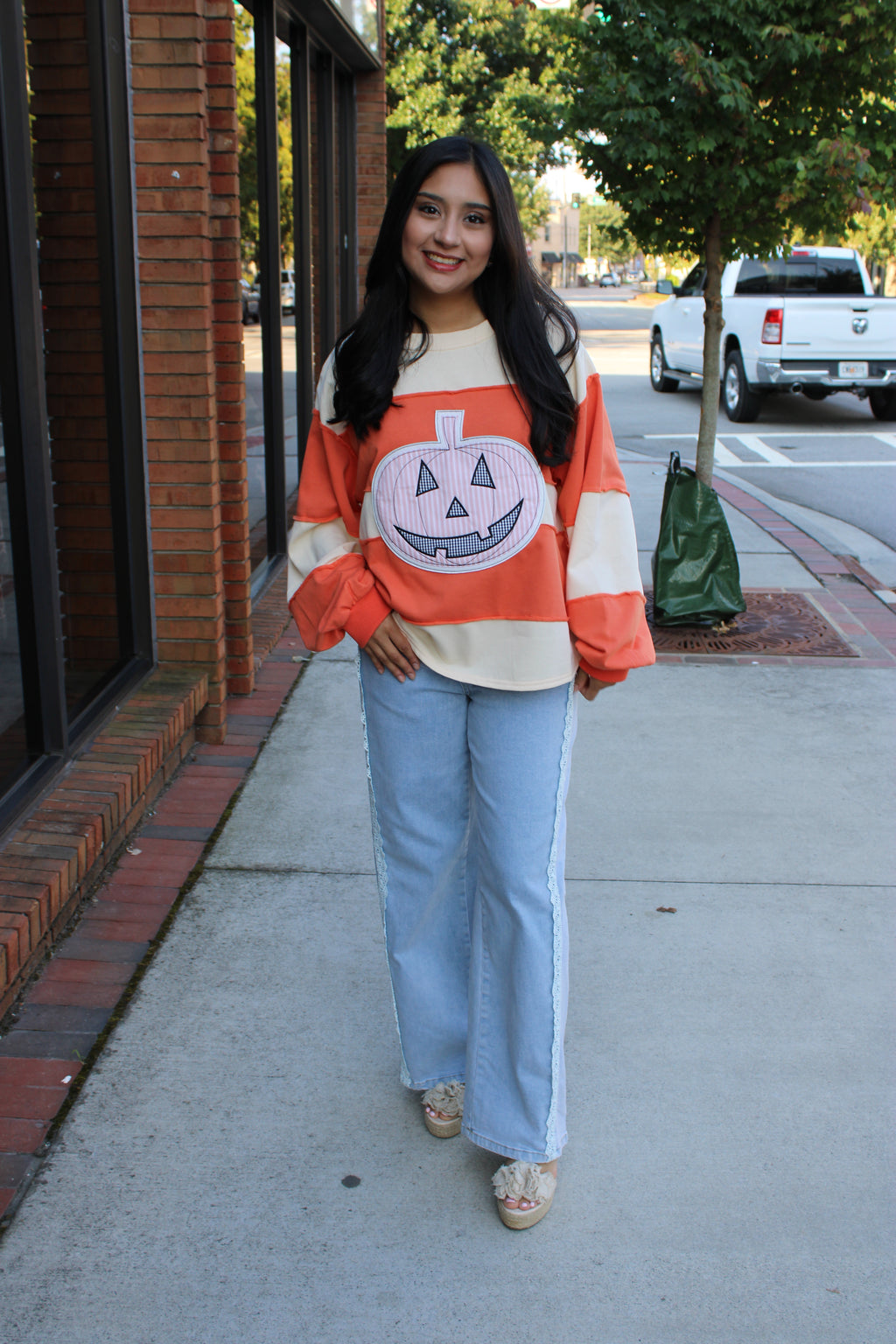 Colorblock Pumpkin SS
