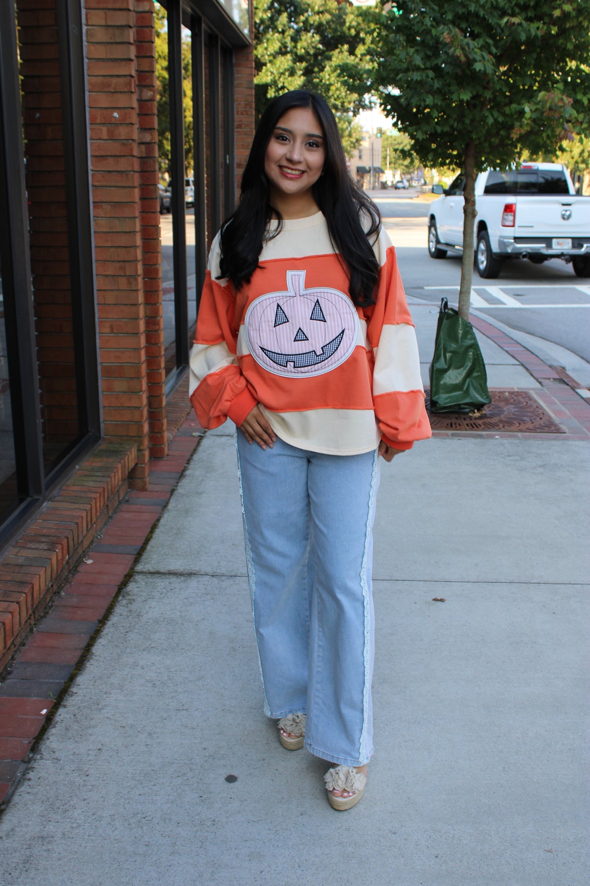 Colorblock Pumpkin SS