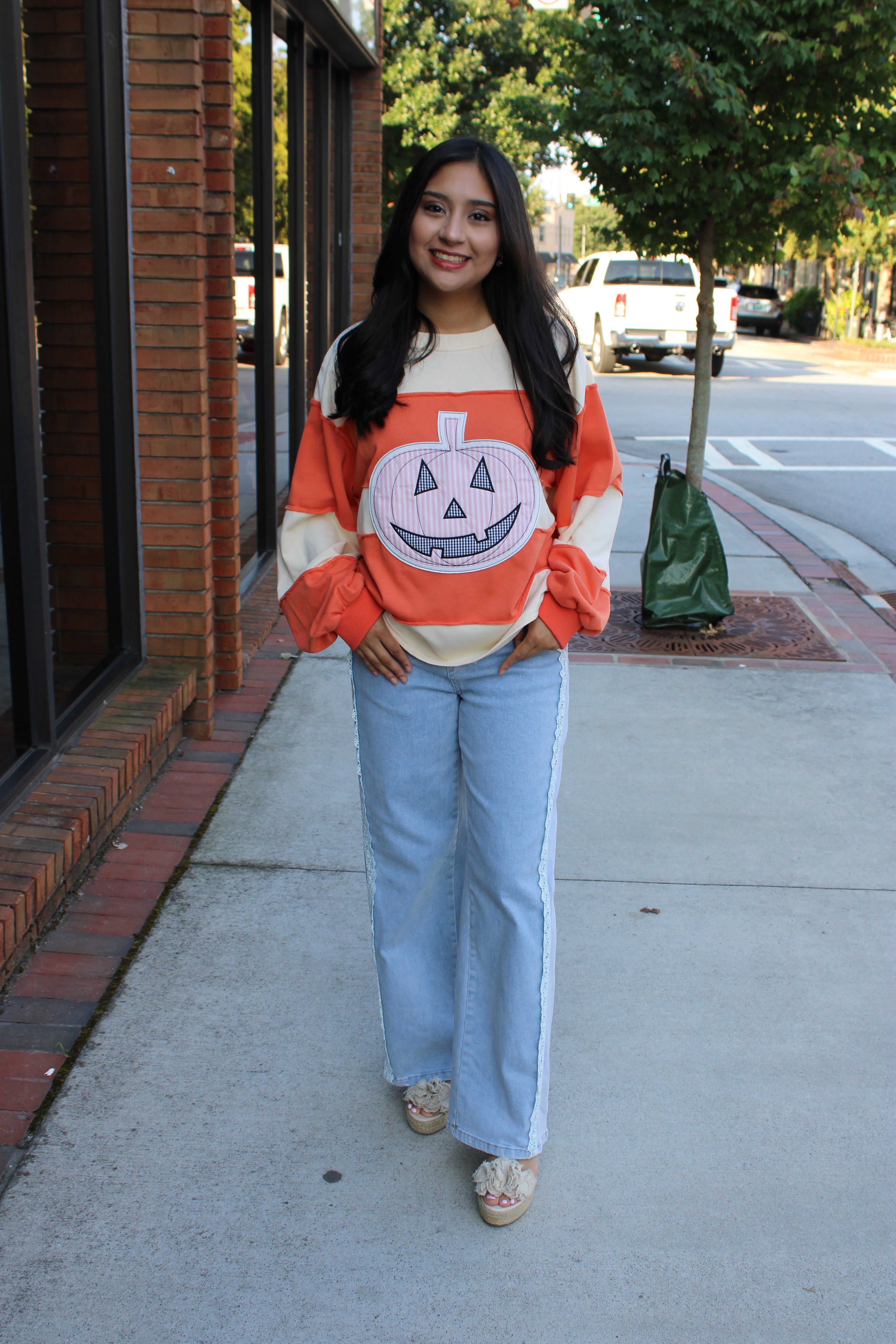 Colorblock Pumpkin SS