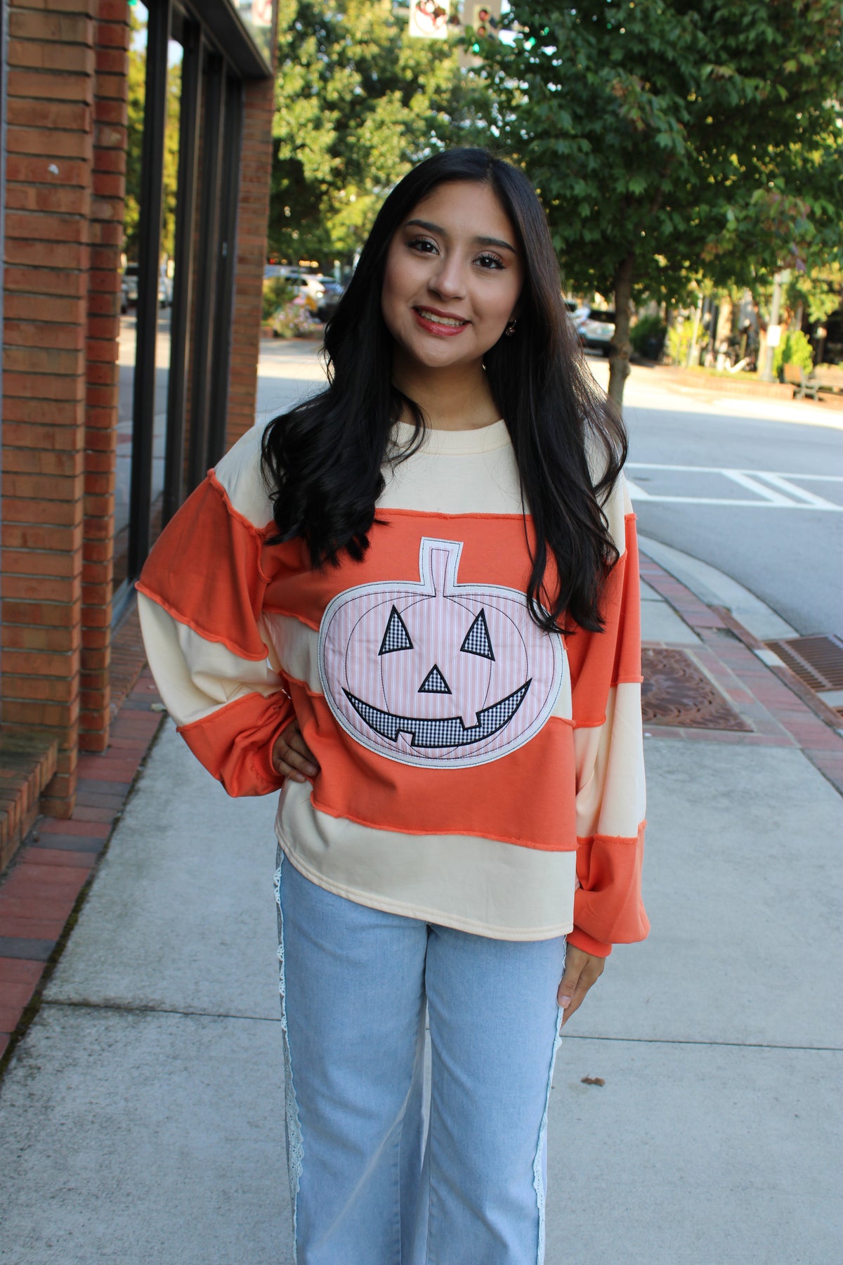 Colorblock Pumpkin SS