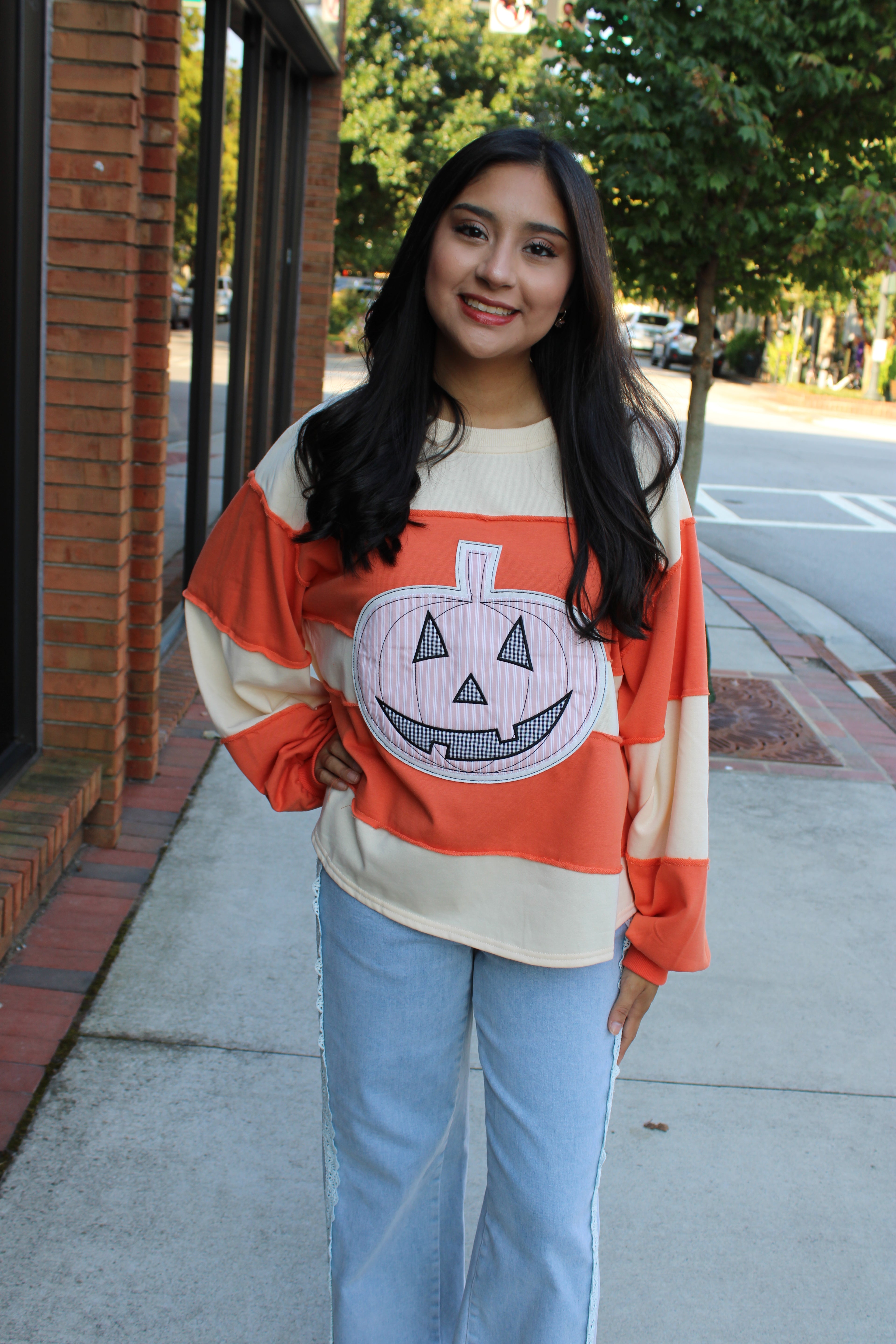 Colorblock Pumpkin SS