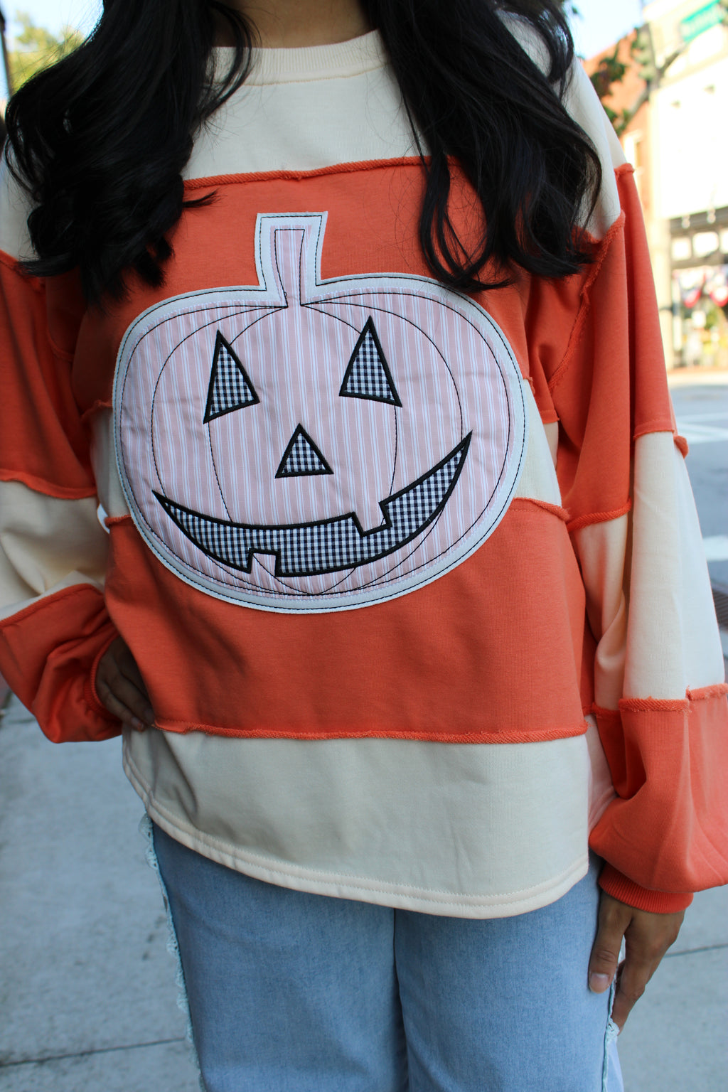 Colorblock Pumpkin SS