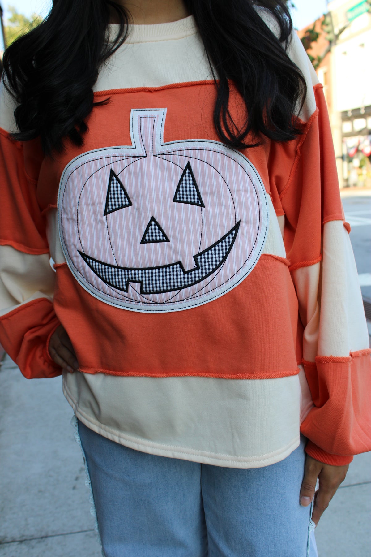 Colorblock Pumpkin SS