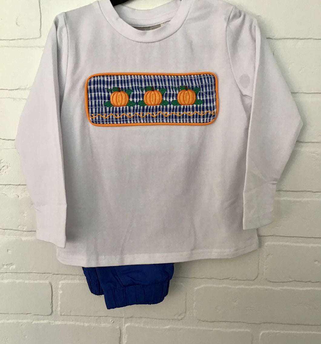 Boys Pumpkin Pant Set