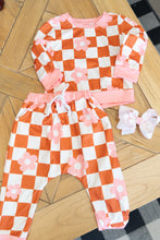 Orange Checkered Set