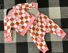 Orange Checkered Set