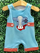 Patriotic Cow Romper