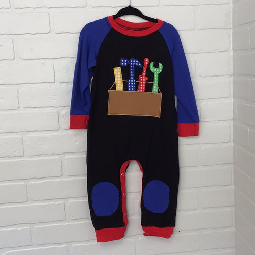 Gingham Toolbox Romper