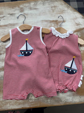 Red Stripe Sailboat