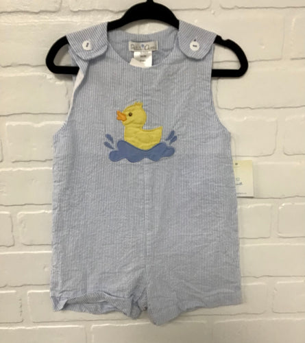 SeerSucker Duck Romper