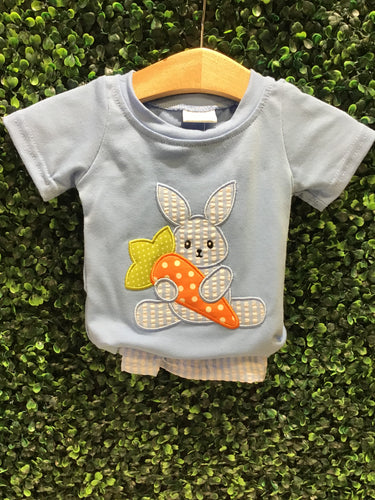 Blue Bunny Carrot Set