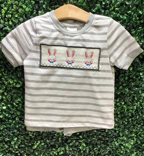 Gray Stripe Rabbit Set