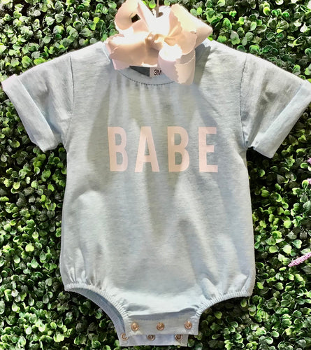 Blue BABE bubble