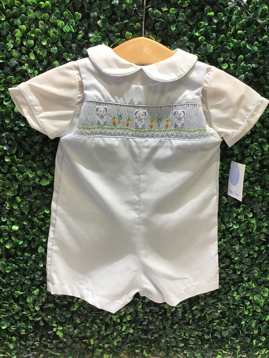 Blue Bunny Smocked Jon Jon