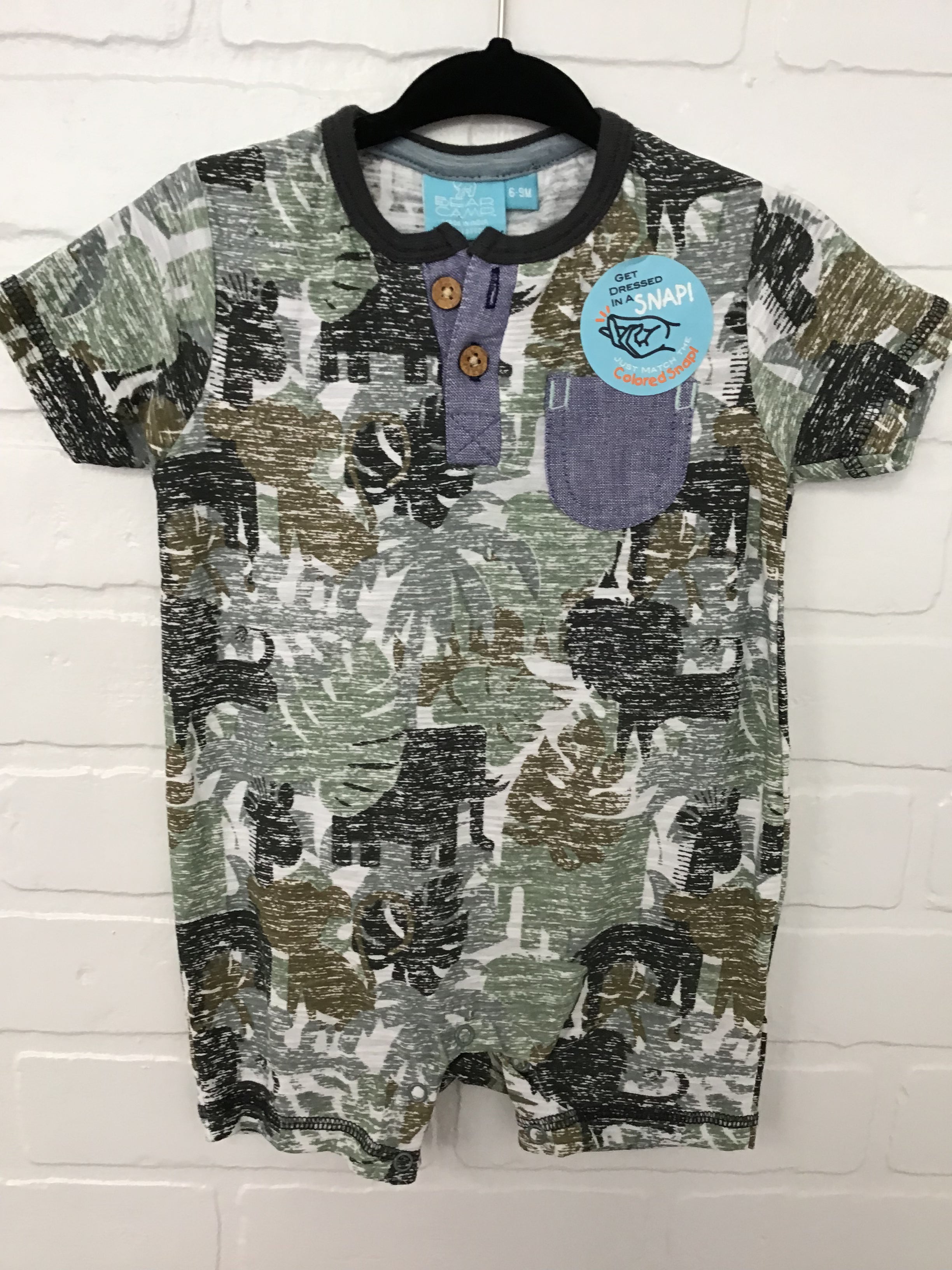 Printed Romper