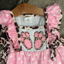 Pink Dot Paw Romper