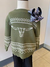 Olive Western Sweater